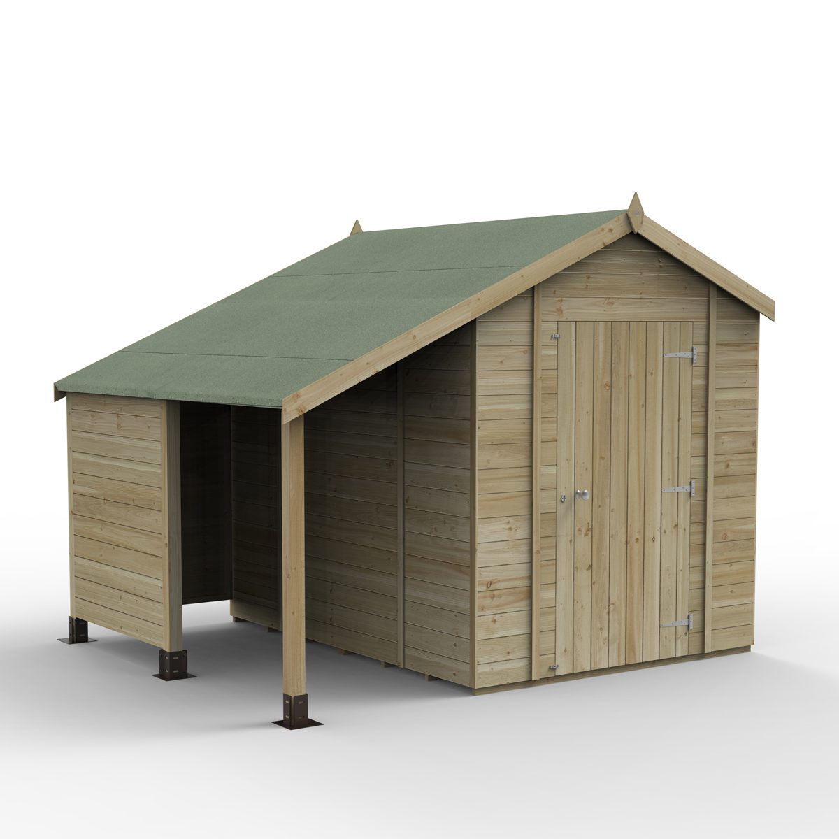 5013053195833 1 Timberdale 6x8 Apex Shed No Window With Log Store .jpg